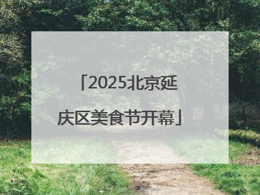 2025北京延庆区美食节开幕