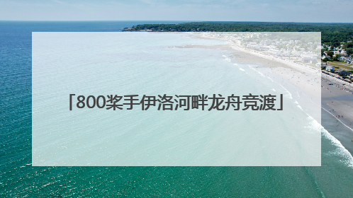 800桨手伊洛河畔龙舟竞渡