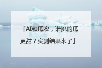AI和瓜农，谁挑的瓜更甜？实测结果来了